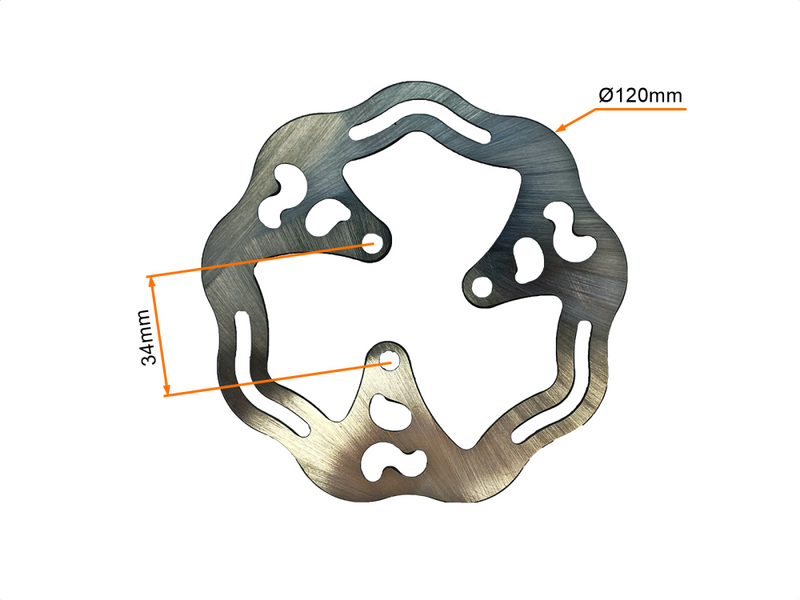 Tarcza hamulcowa przód tył pocket bike