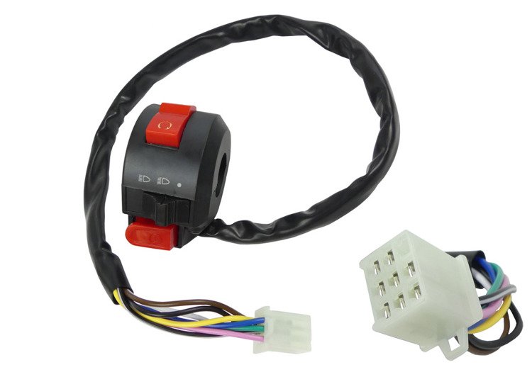 Przełącznik uniwersalny lewy zapłon światła rozrusznik wtyczka 8 pinów