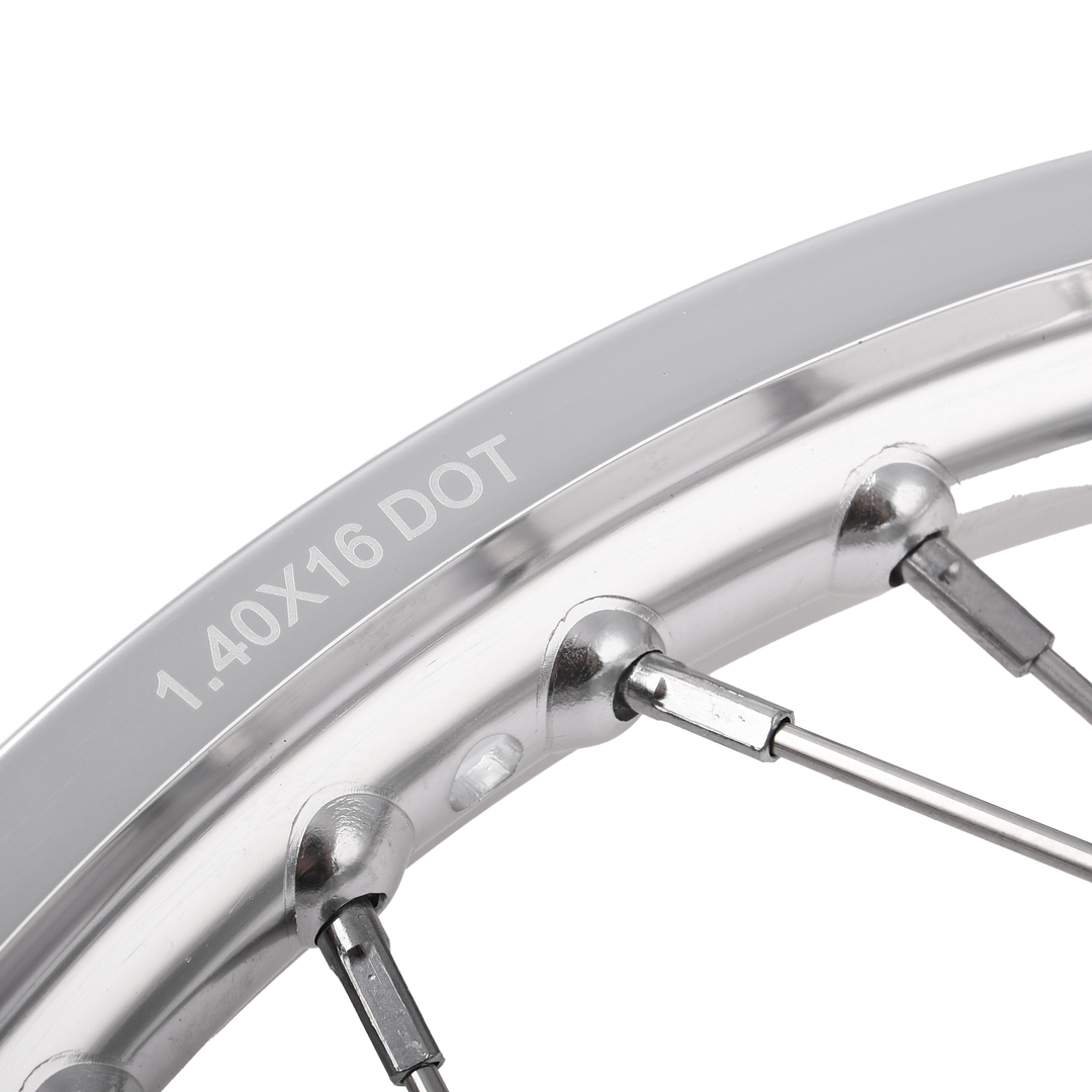 Koło jezdne 1,40x16 Simson S50 S51 aluminiowa obręcz szprychy inox Delux