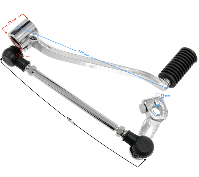 Dźwignia zmiany biegów do motoroweru Barton Fighter 2