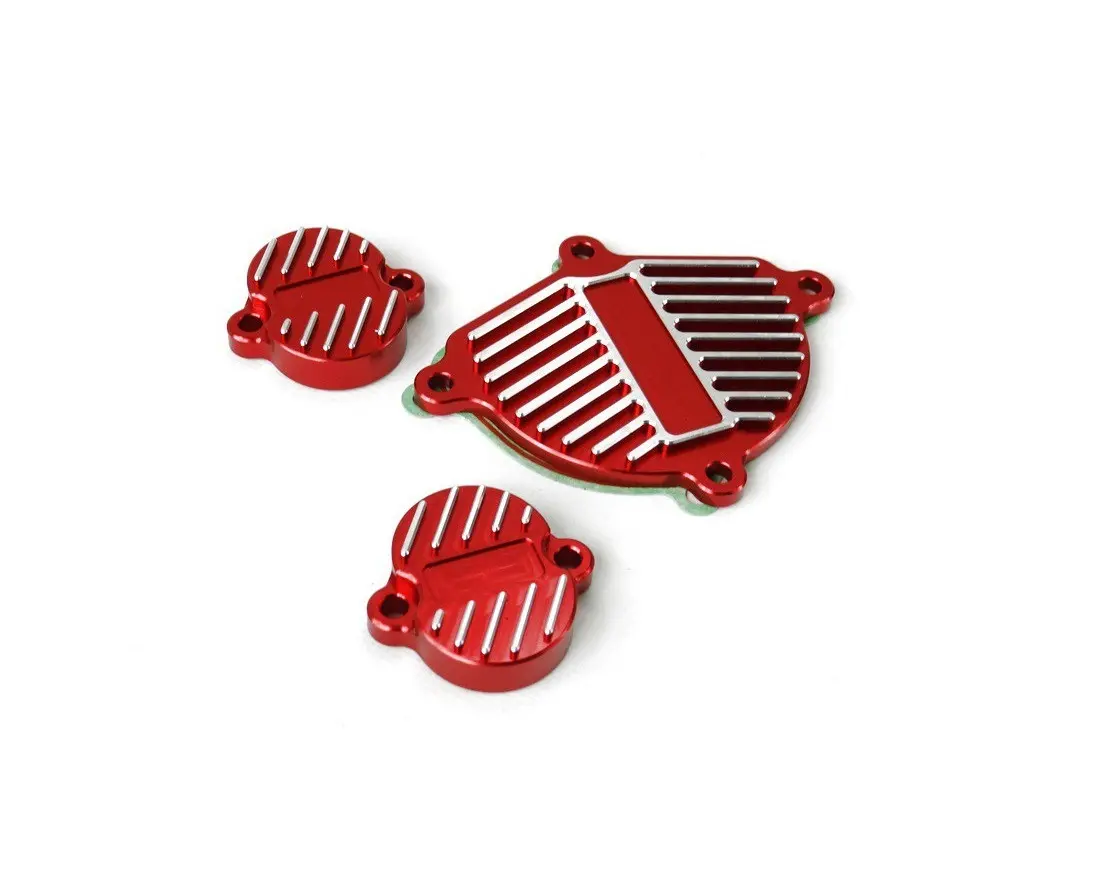 Dekielki głowicy czerwone cross pitbike KLX MRF 150 Pro