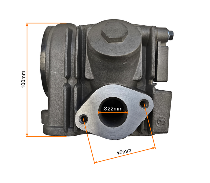 Głowica 4T 70cc 47mm z wałkiem motorower minichopper atv Barton Junak Zipp