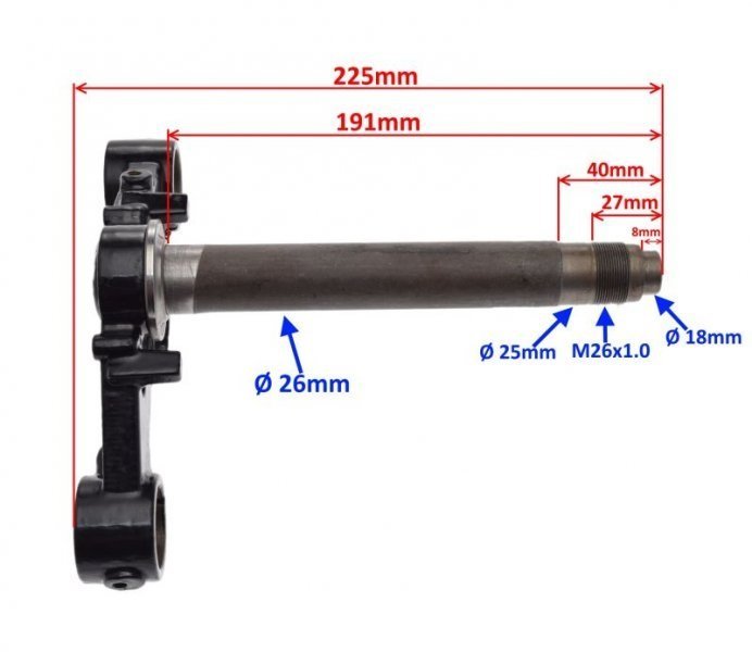 Junak 904 Widelec Półka Dolna Zawieszenia