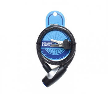 Zabezpieczenie rowerowe pętla 12x650 czarne