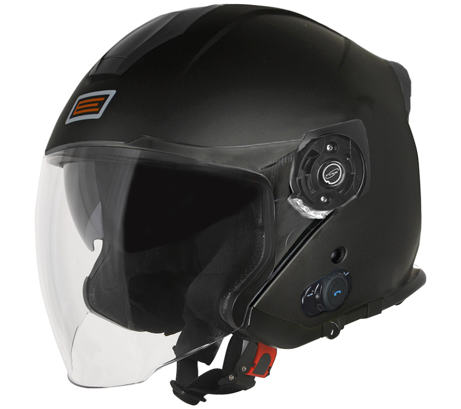 Kask ORIGINE PALIO 2.0 + BT SOLID Intercom black Homologacja 22.06