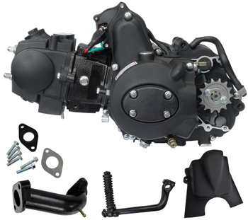 Silnik poziomy 110cc 4 biegi 1 N 2 3 4 Barton Romet Junak Zipp Kingway