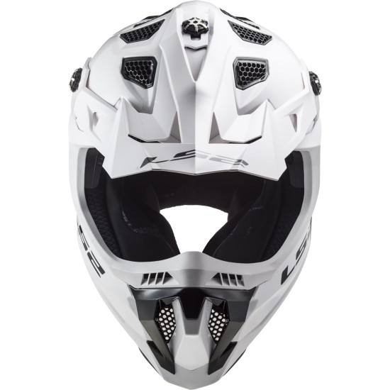 Kask crossowy LS2 MX700 Subverter Evo Solid White homologacja ECE 22.06