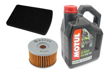 Filtr oleju powietrza olej Meiwa HF151 Motul 5100 10w40 BMW F650 94-00r