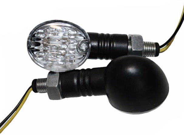 Kierunkowskaz prawy tył 11 diód led owal m10 abs