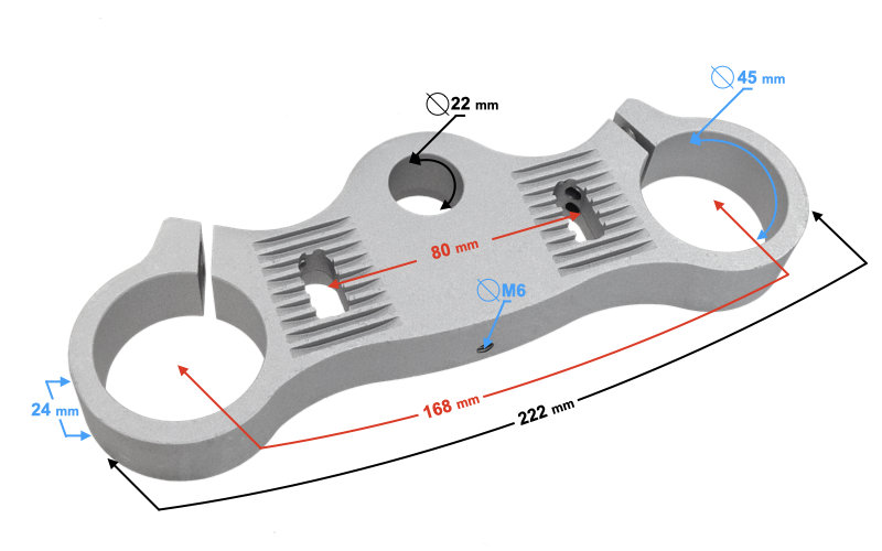 Półka kierownicy zawieszenia Barton DB27