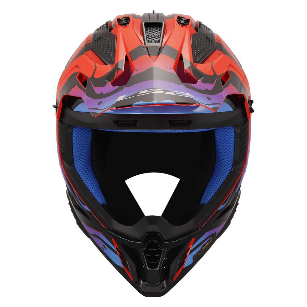 Kask crossowy LS2 MX708 Fast II Wash Gloss Red homologacja ECE 22.06
