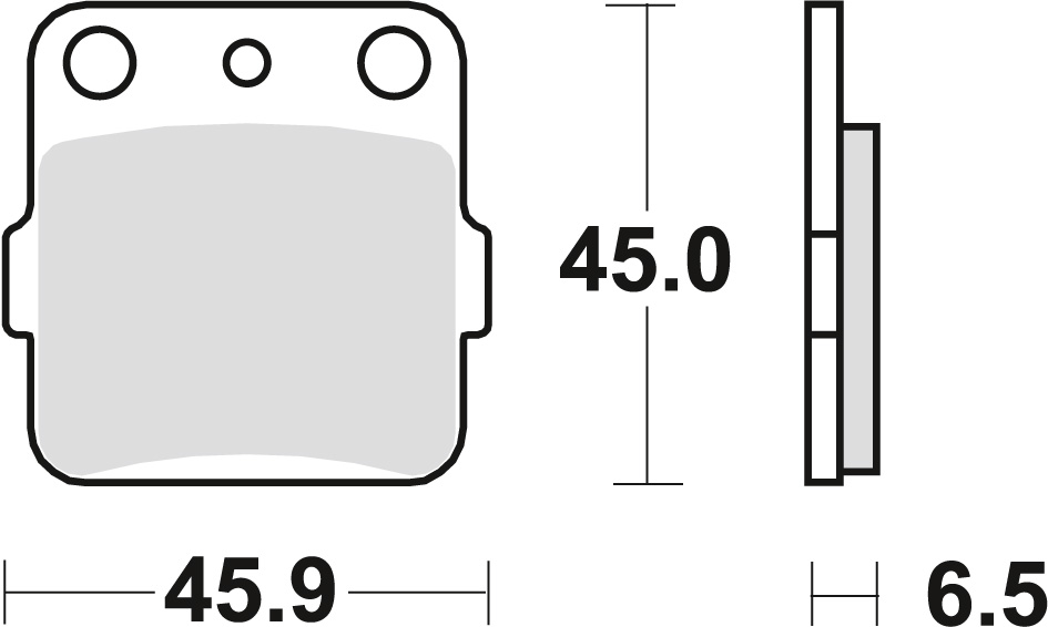 TRW klocki hamulcowe KH84/3 Honda CR Kawasaki KXF Suzuki LTZ Yamaha YZ YFM