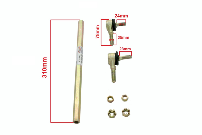 Drążek kierowniczy końcówki quad atv 150 200 bashan