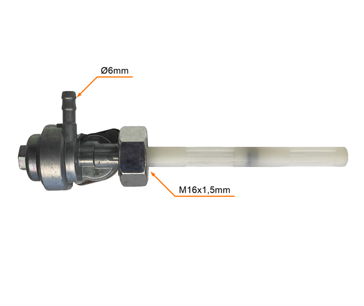 Kranik paliwa King Kinroad Łoś Romet GR200 Itxinii Tian Chopper M16x1,5