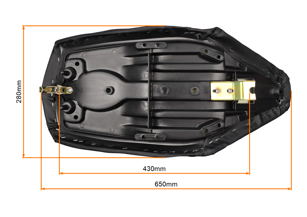 Siedzenie kanapa siedzisko czarne quad atv Bashan 200 250cc