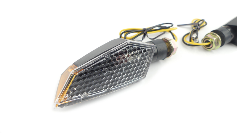 Kierunkowskazy mini strzałki czarne homologacja