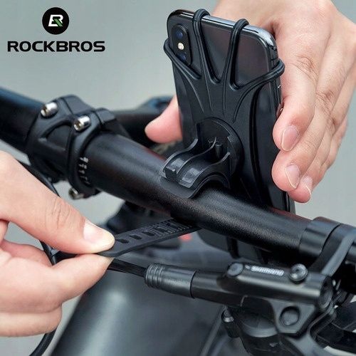 Rockbros uchwyt rowerowy na telefon gumowy