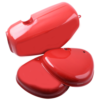 Zbiornik paliwa pokrywy boczne ciemny czerwony Simson S51 S60 S70 DPR Classic