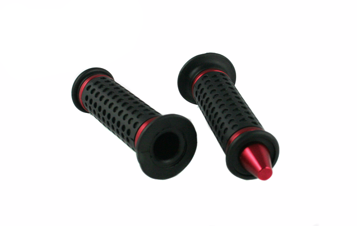 Rms manetki gumy kierownicy alu czerwone