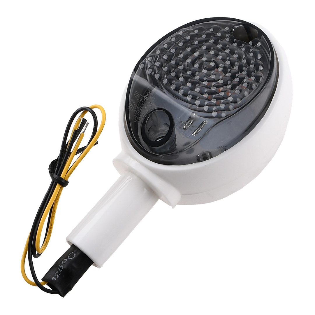 Kierunkowskaz Simson Schwalbe KR51 biały dymiony Led homologacja DPR Classic