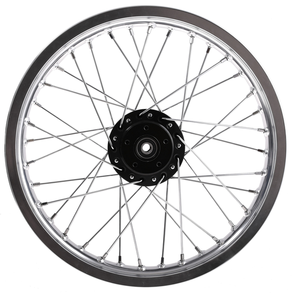 Koło jezdne 2,15x16 Simson S51 alu szprychy chrom DPR