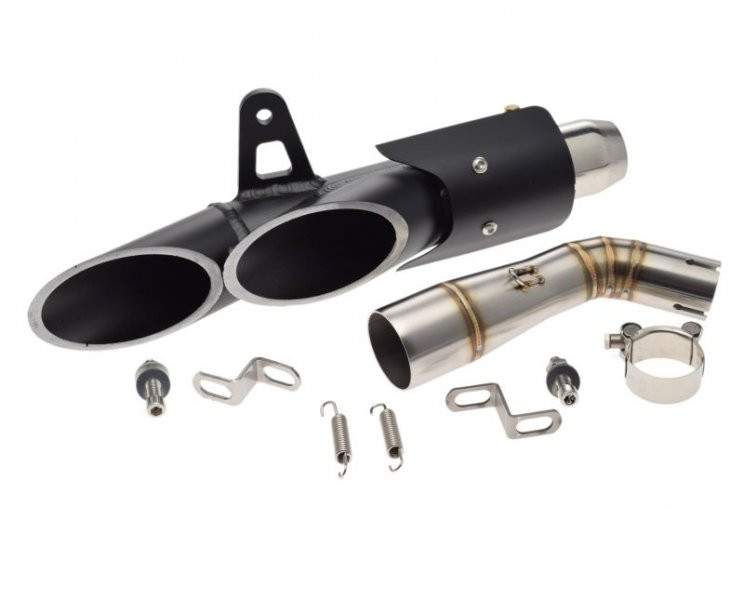 Końcówka wydechu do Benelli TRK 502C czarny