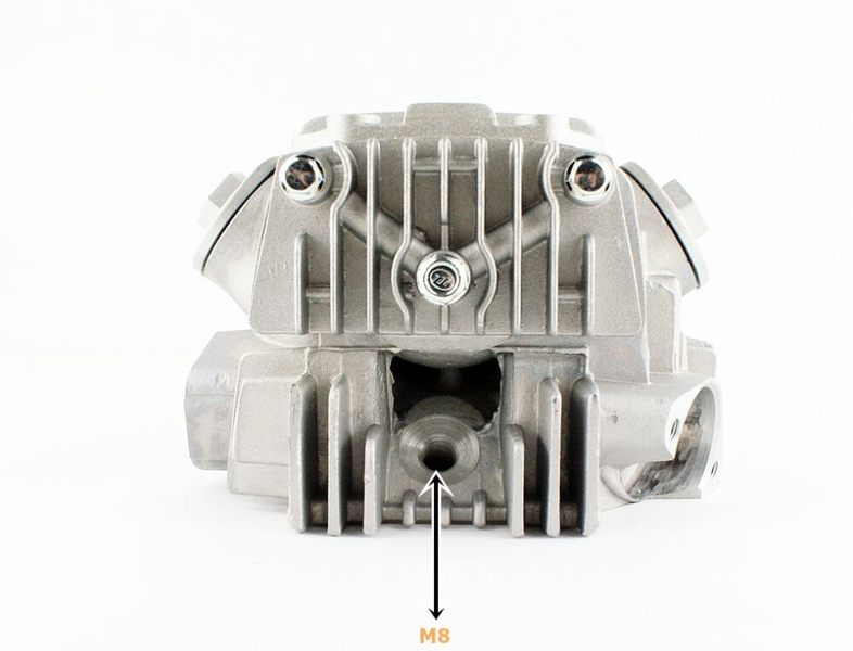 Głowica 52,4mm 125ccm quad atv z wałkiem