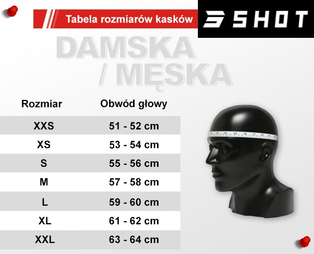 Kask Shot Racing cross Furious Shining Black Bronze Glossy