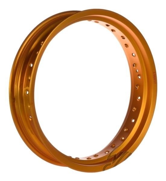 Obręcz koła 17x3,50 36 szprych aluminium złota
