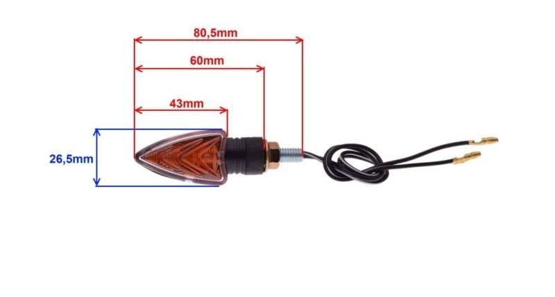 Kierunkowskaz kierunki strzałka 12v lewy