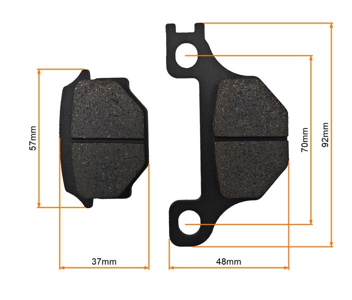Klocki hamulcowe Junak 901 Barton Benzer Keeway Kingway Romet Zipp Zumico