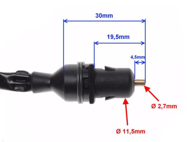 Czujnik stopu prawy quest wilga romet ferro