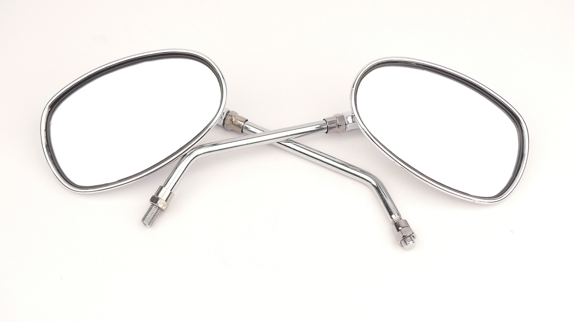 Lusterka klasyczne chromowane classic chopper cafe