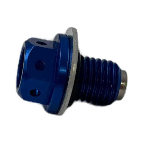 Korek spustowy oleju z magnesem niebieski pitbike MRF Kayo Pitgang RXF