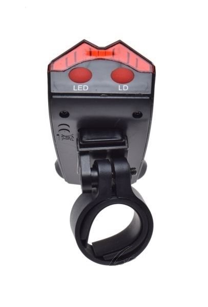 Lampa rowerowa tył tylna led + laser