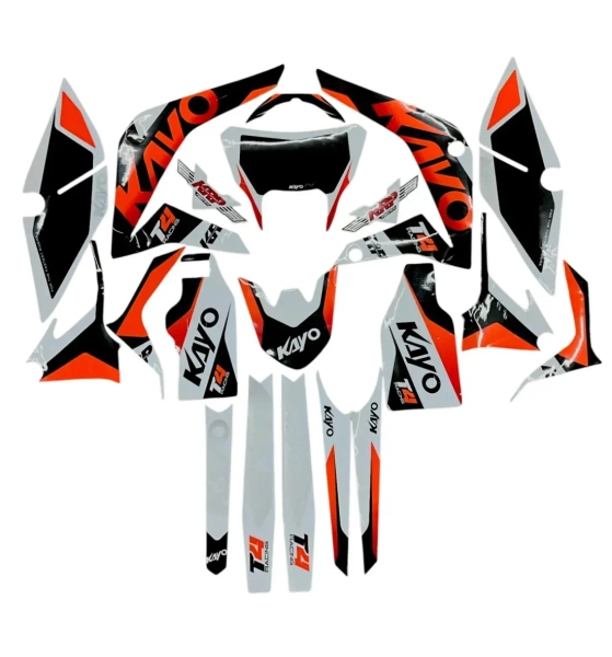 Okleina komplet grafik dirtbike Kayo T4 250 Enduro