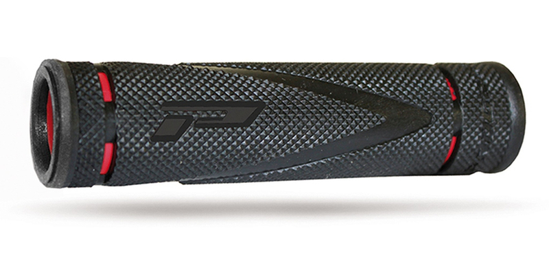 Progrip manetki PG838 atv 22+22mm czarno czerwone
