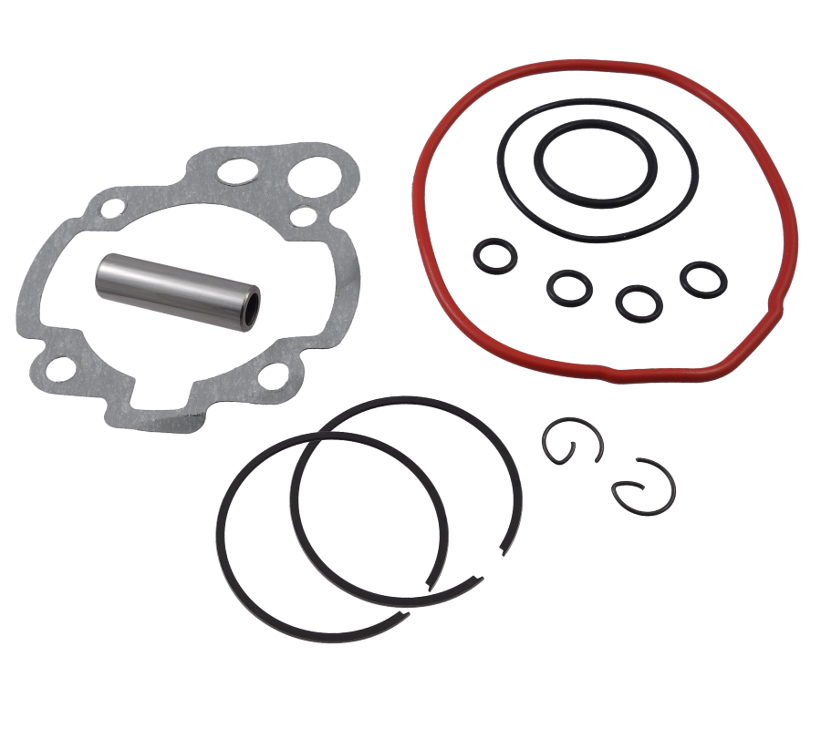 Cylinder i głowica do motoroweru 2T 80cc AM6 żółte Derbi Yamaha Aprilia