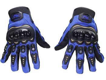 Probiker rękawice rękawiczki letnie krótkie niebieskie cross enduro street