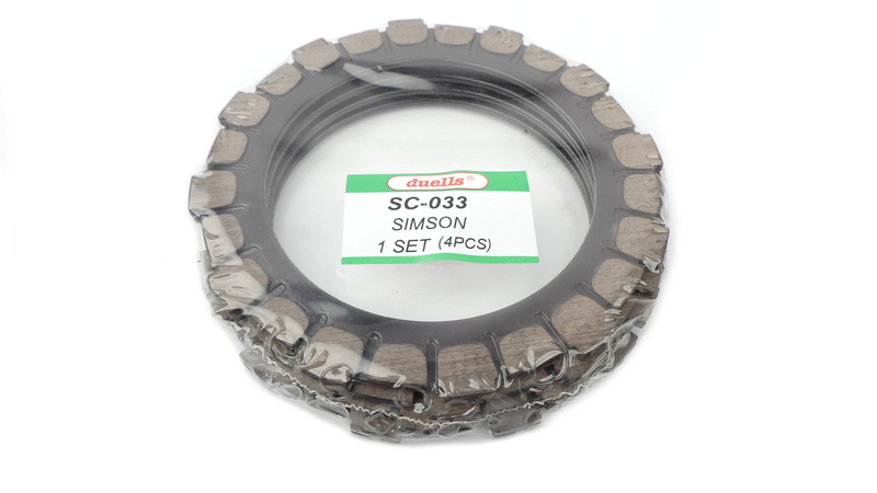 Duells Tarcze Sprzęgła Simson S51 SR50 4 Sztuki