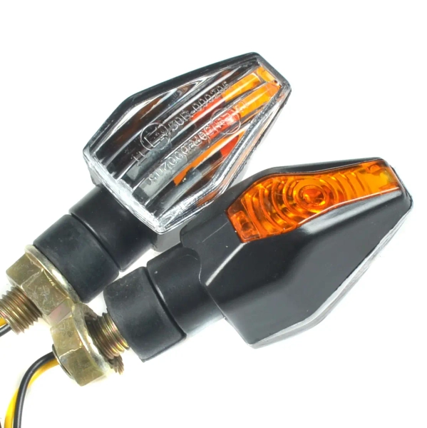 Kierunkowskazy mini strzałki czarne homologacja