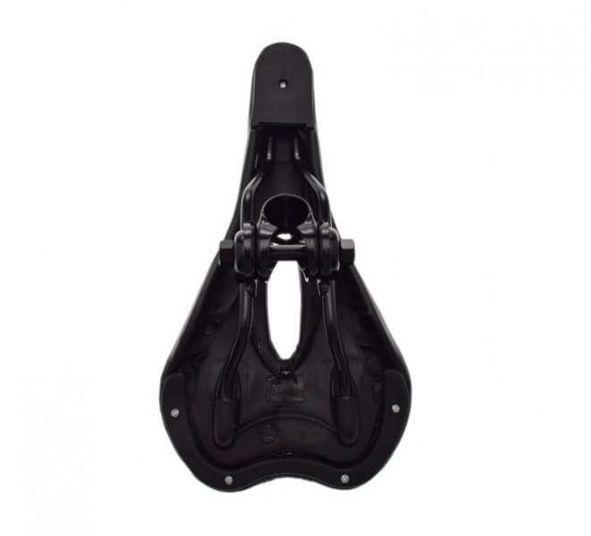 Siedzenie rowerowe mtb czarno/czerwone 285x145