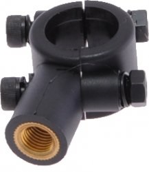 Uchwyt obejma mocowanie lusterek czarne m10 prawy