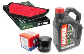 Filtr powietrza oleju HF303 Motul 5100 10w40 Honda CBR 600 99-00r PC35 F4