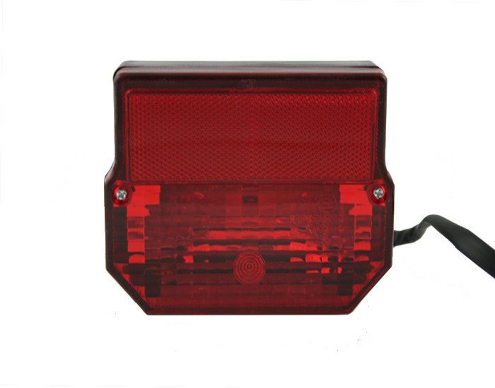 Lampa tył kwadrat czerwona simson mz etz