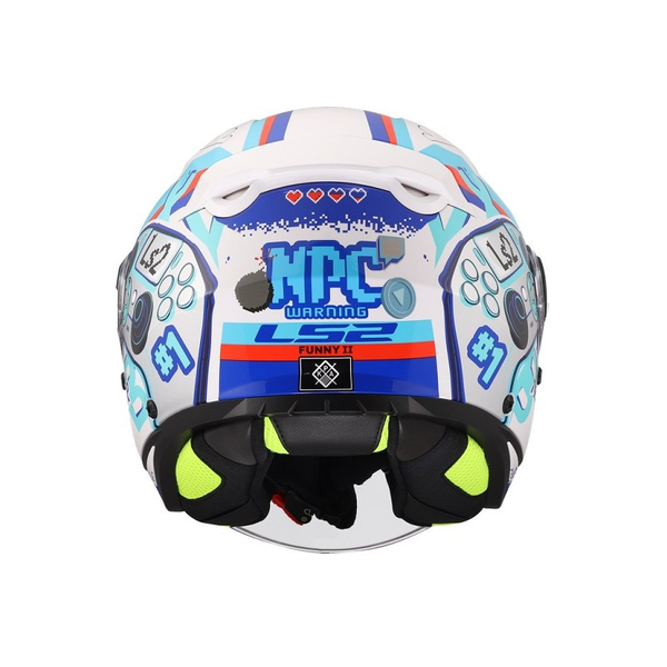 Kask dziecięcy LS2 OF622 Funny II Next Level White homologacja ECE 22.06