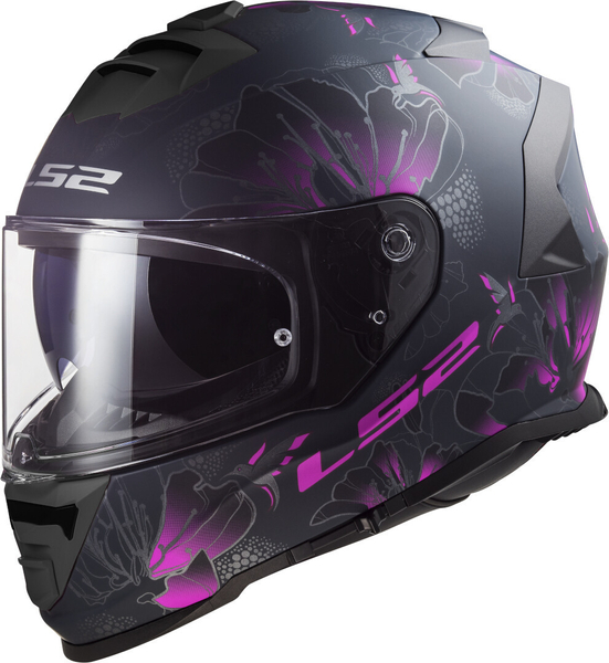 Kask integralny LS2 FF800 Storm II Burst M.Black Pink homologacja ECE 22.06