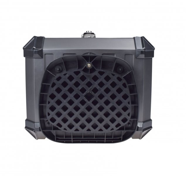 Kufer centralny titanium szary duży Awina 45l 43.5x38x34cm