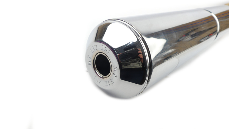 Duells Tłumik Wydech MZ ETZ 251 Chromowany