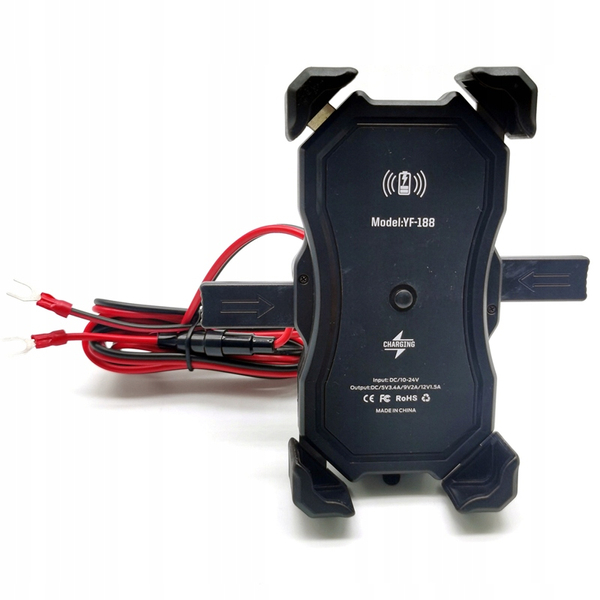 Uchwyt na telefon ładowanie Indukcyjne 15W + USB